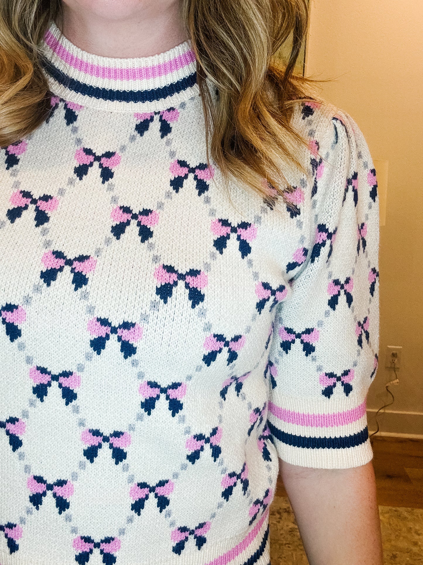 Preppy Bow Sweater