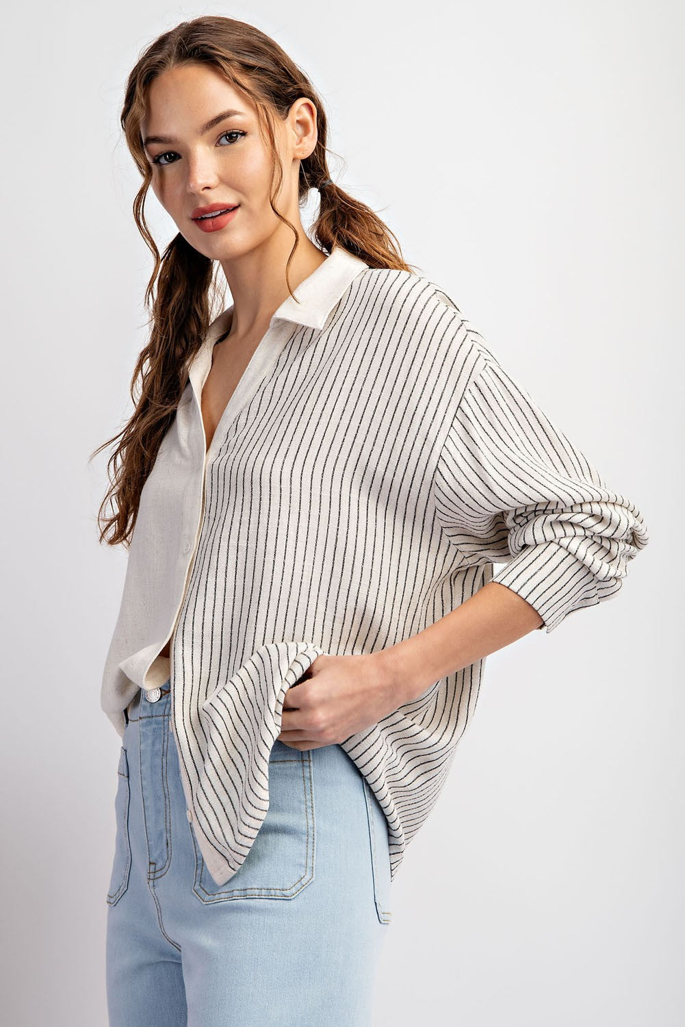 Casually Cool Button Down Top