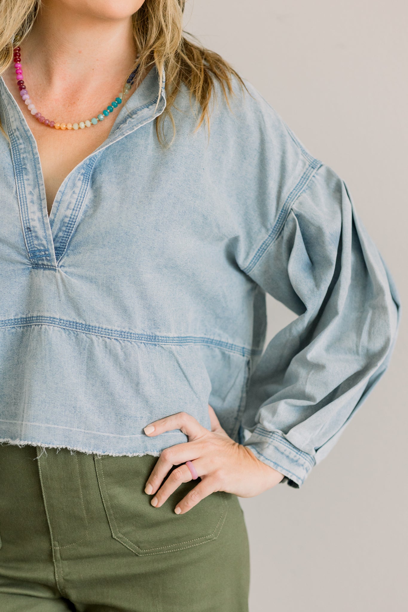 Canopy Road Denim Top