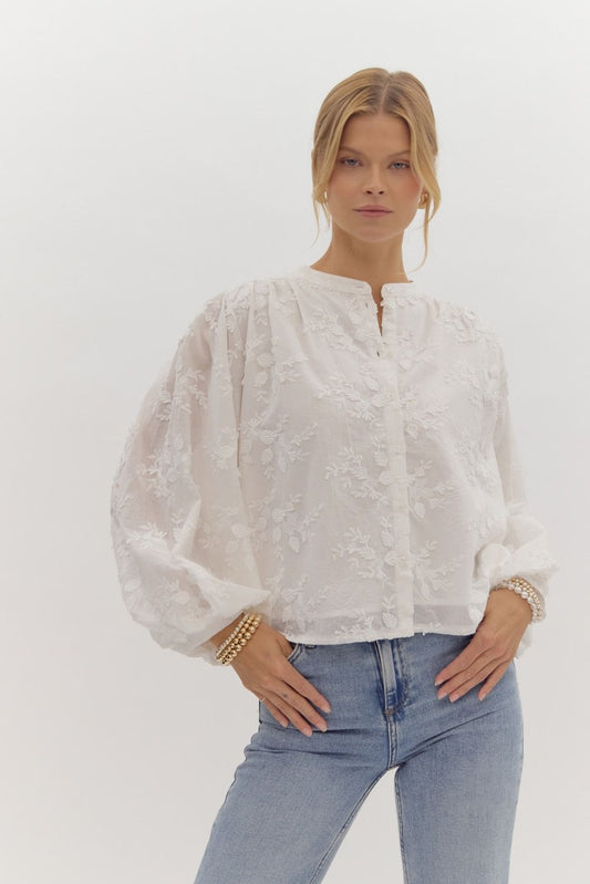 White Garden Top